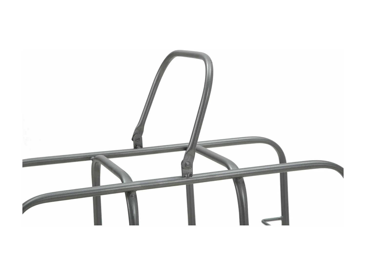 Porte-Bouteilles 9 Emplacements "Industrial" 47cm Gris