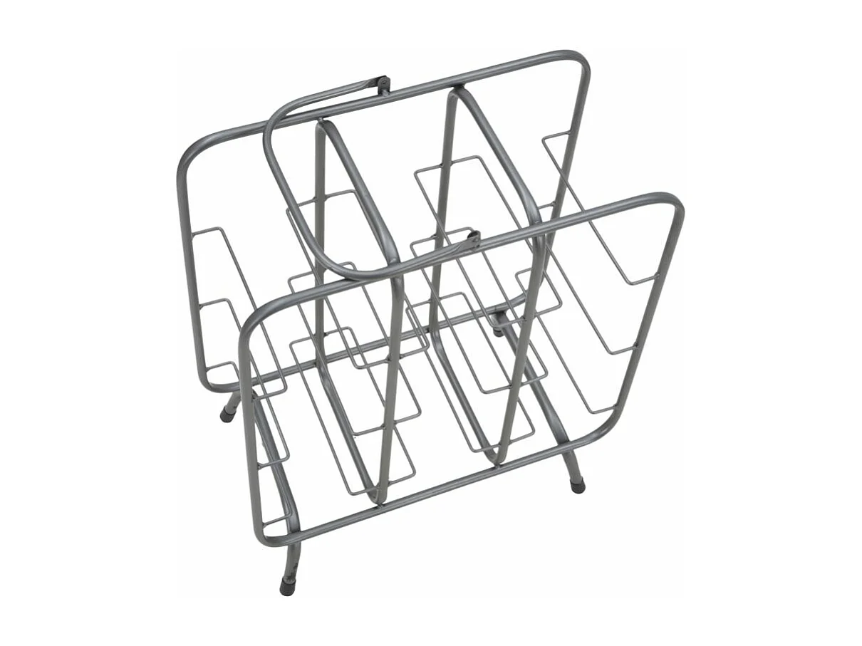 Porte-Bouteilles 9 Emplacements "Industrial" 47cm Gris