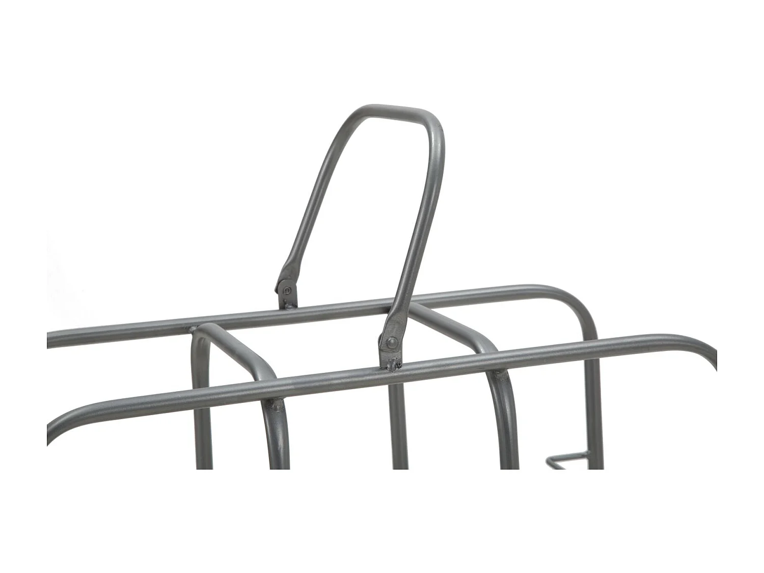 Porte-Bouteilles 9 Emplacements "Industrial" 47cm Gris