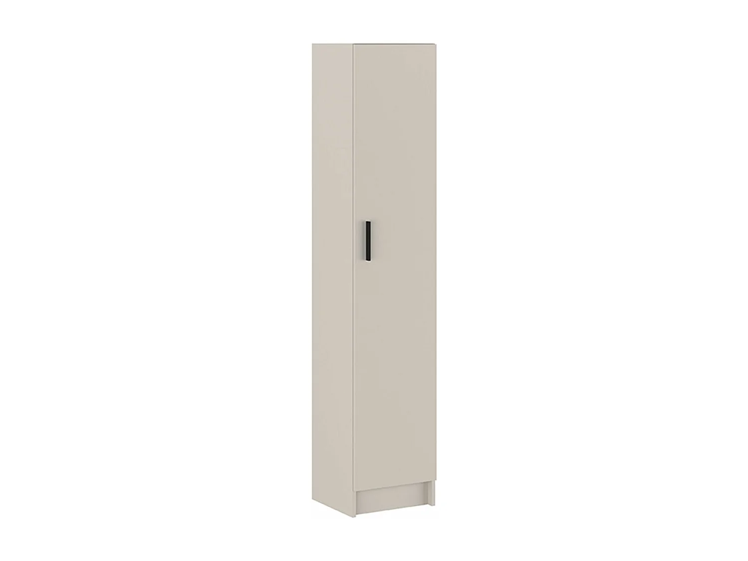 Armoire polyvalente avec 1 porte coloris beige  - Longueur 37 x profondeur 34,40 x hauteur 180 cm