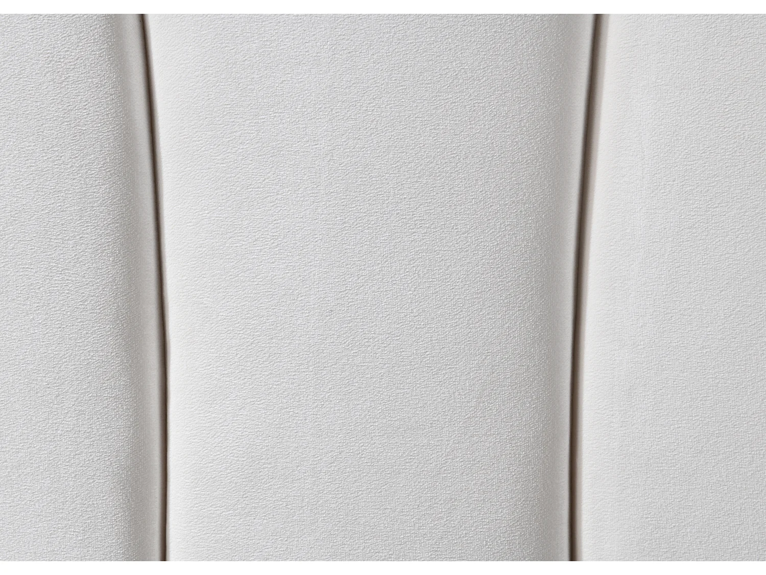 Tête de lit coquillage - 160 cm - Velours - Blanc - MOANA