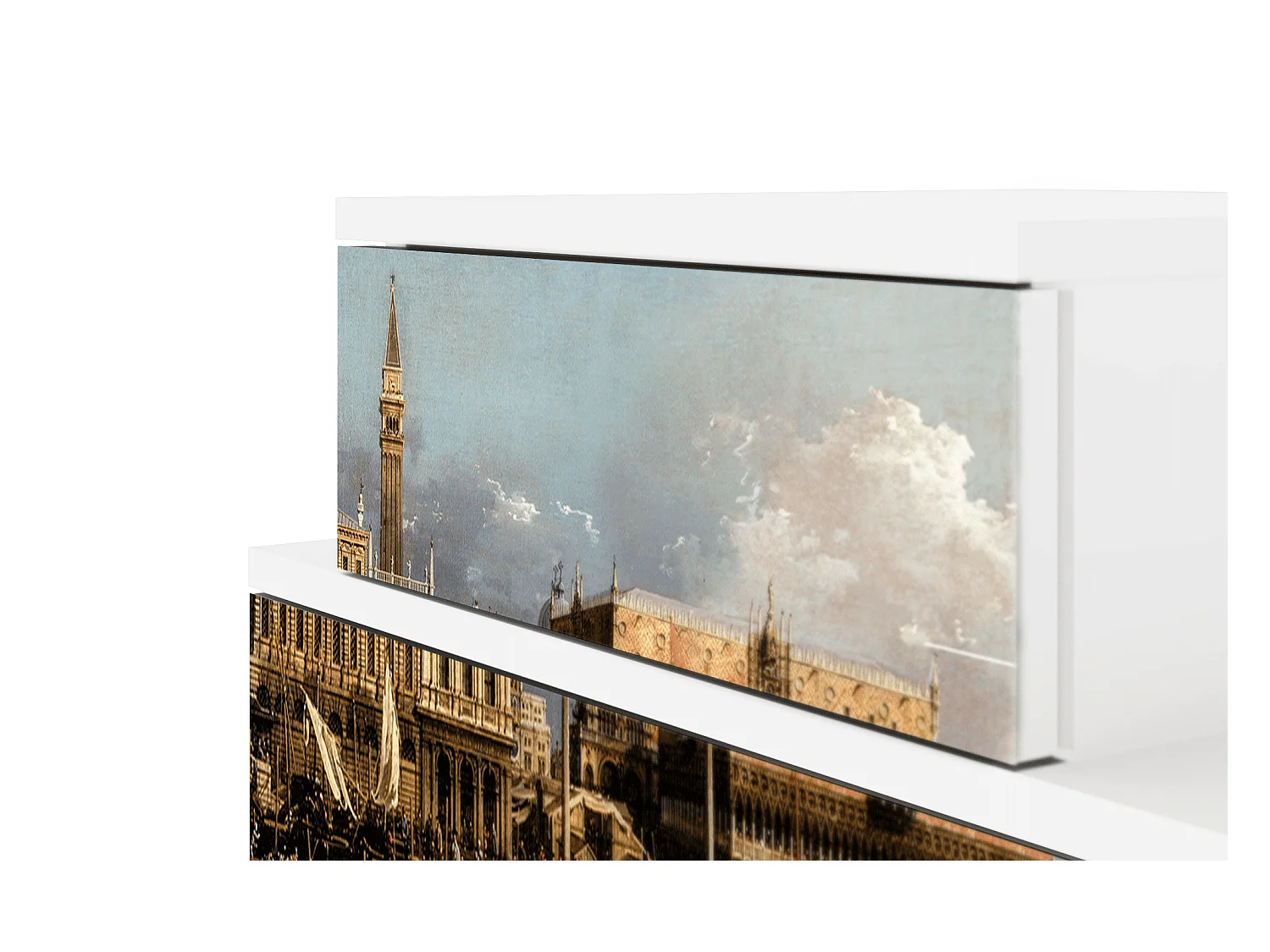 Criado-mudo - 58х58х41 cm - NS1 - The Bucintoro, Branco