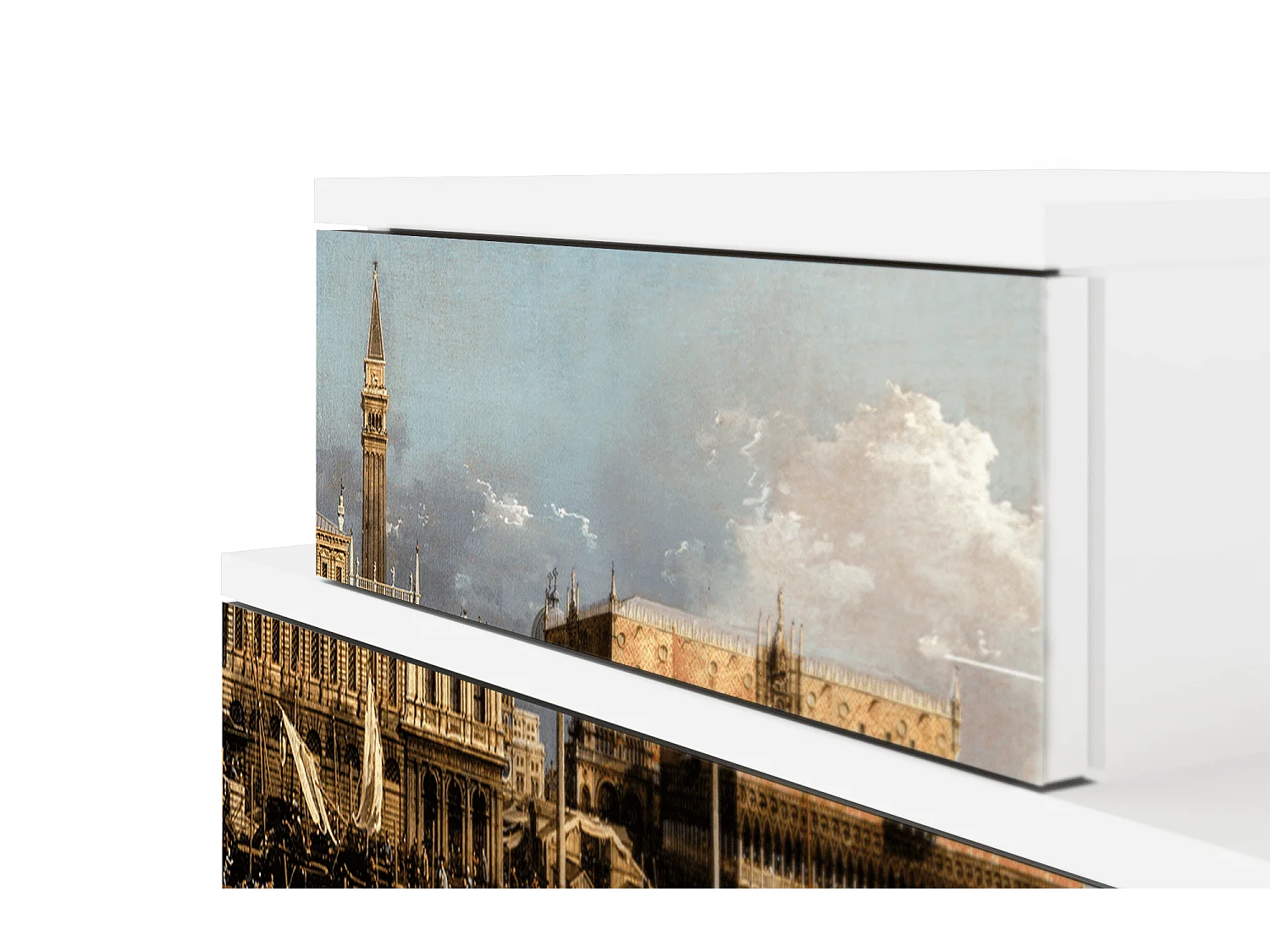 Nachtkastje - 58х58х41 cm - NS1 - The Bucintoro, Wit