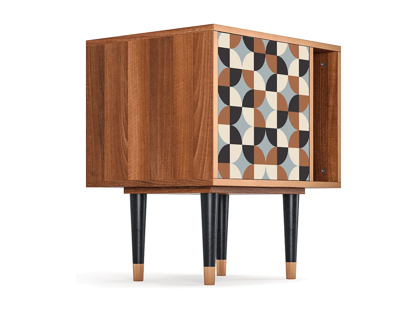 Stolik nocny - 57х69х48 cm - S2 - Brown Sensation, Orzech