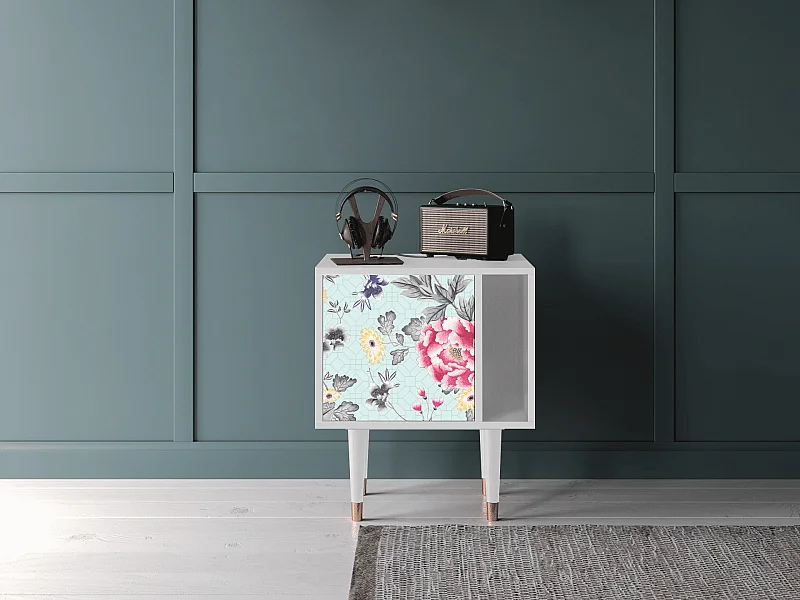 Mesita de noche - 57х69х48 cm - S2 - Sky Garden, Blanco