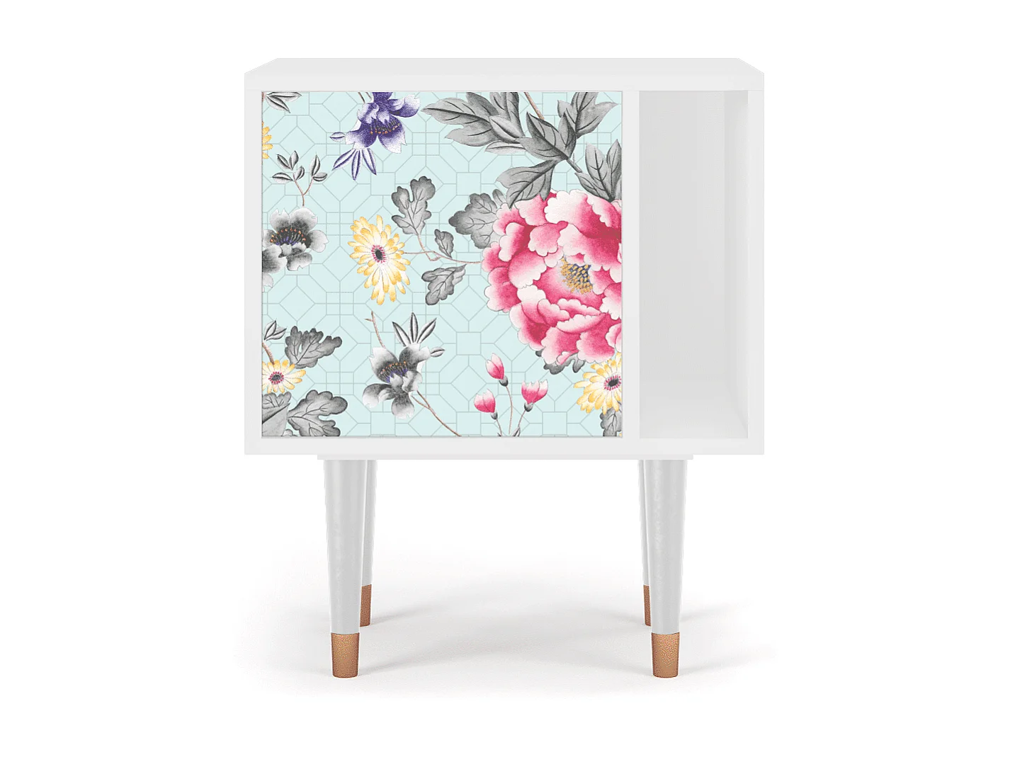 Table de nuit - 57х69х48 cm - S2 - Sky Garden, Blanc