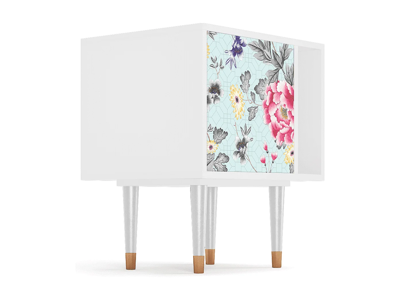 Table de nuit - 57х69х48 cm - S2 - Sky Garden, Blanc