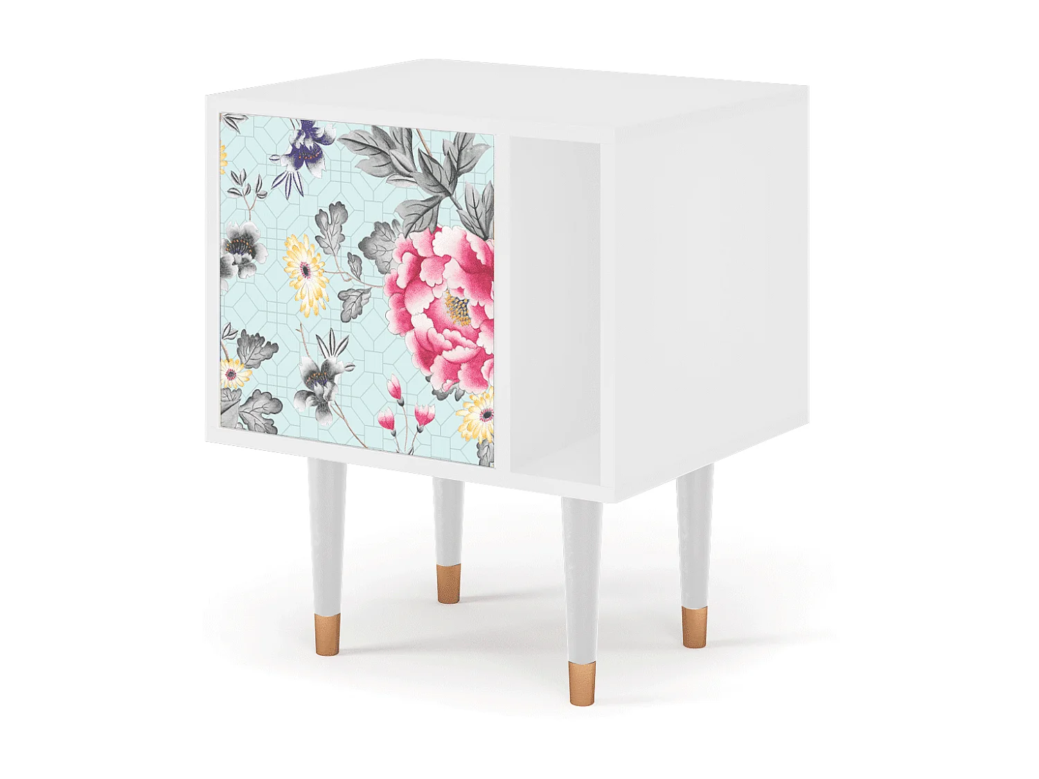 Table de nuit - 57х69х48 cm - S2 - Sky Garden, Blanc