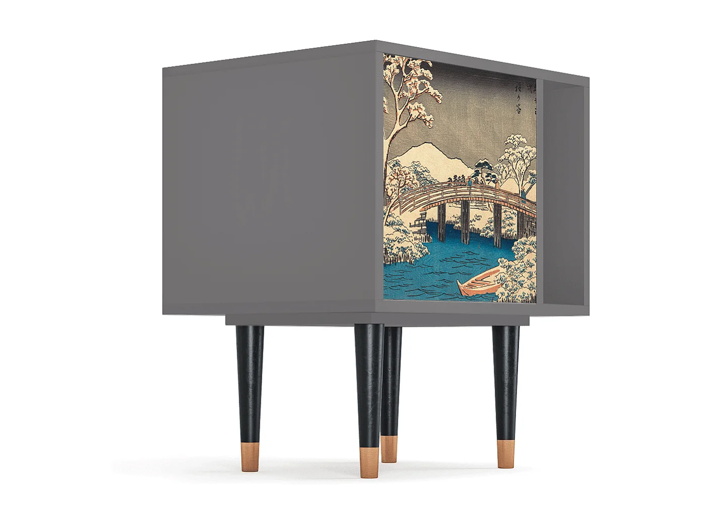 Table de nuit - 57х69х48 cm - S2 - Katabira River, Gris