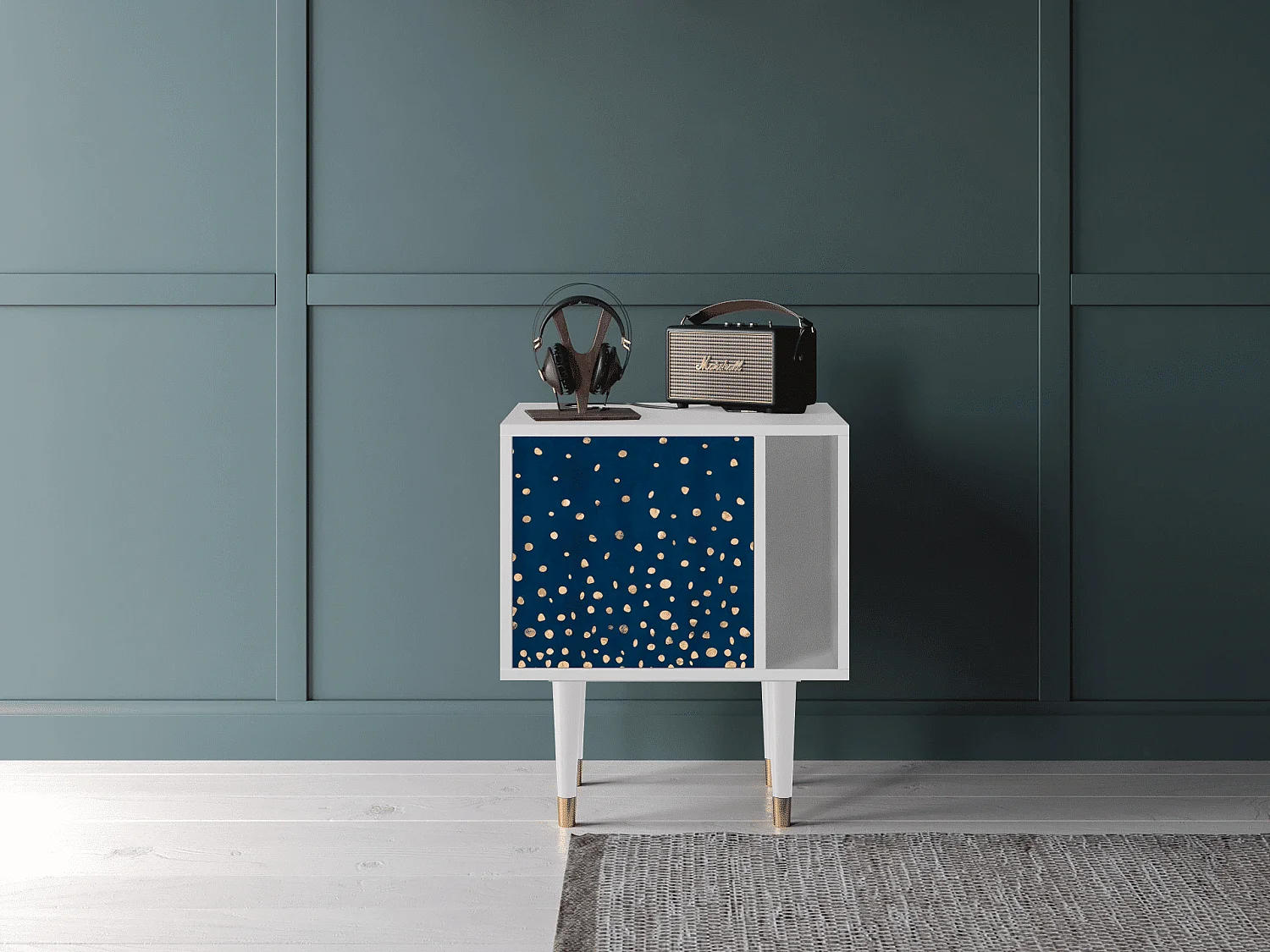 Nachtkastje - 57х69х48 cm - S2 - Night Skies, Wit