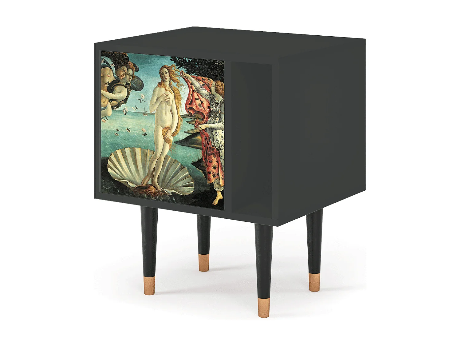 Table de nuit - 57х69х48 cm - S2 - The Birth of Venus, Anthracite