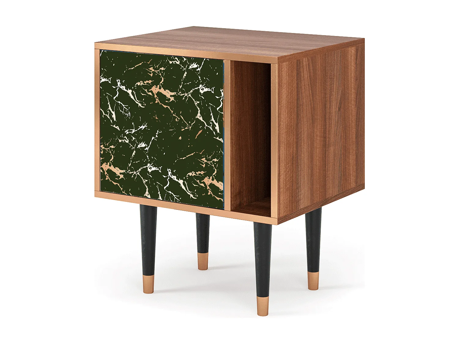 Criado-mudo - 57х69х48 cm - S2 - Amazon Forest, Nogueira