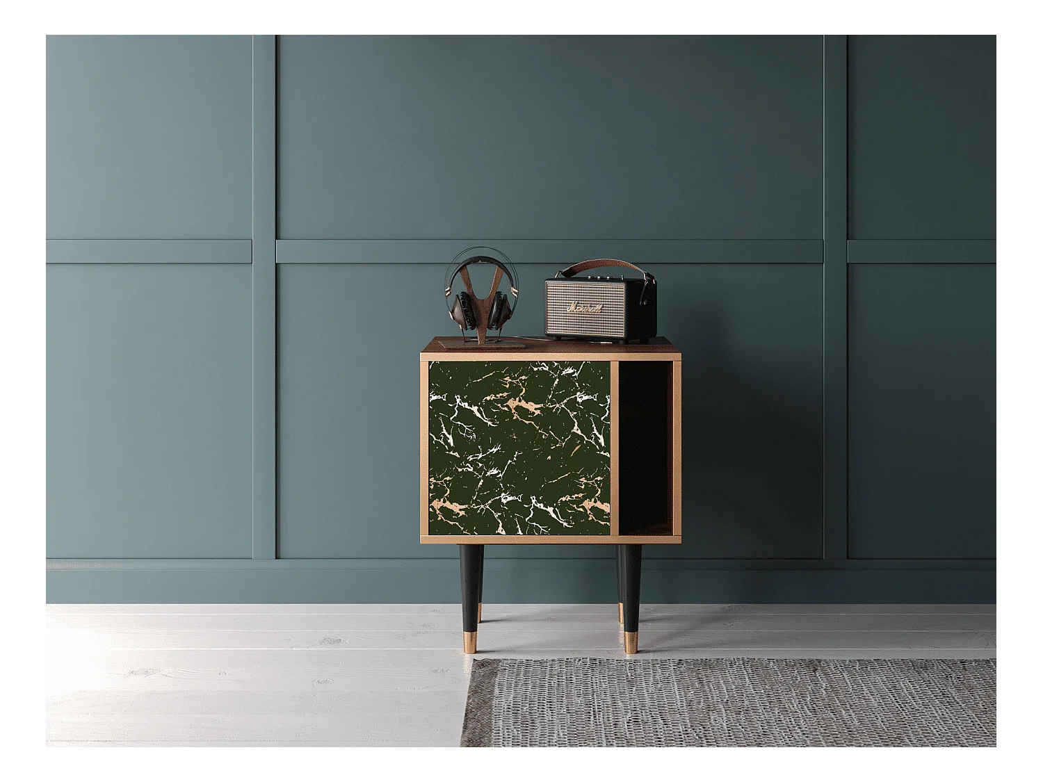 Table de nuit - 57х69х48 cm - S2 - Amazon Forest, Noyer