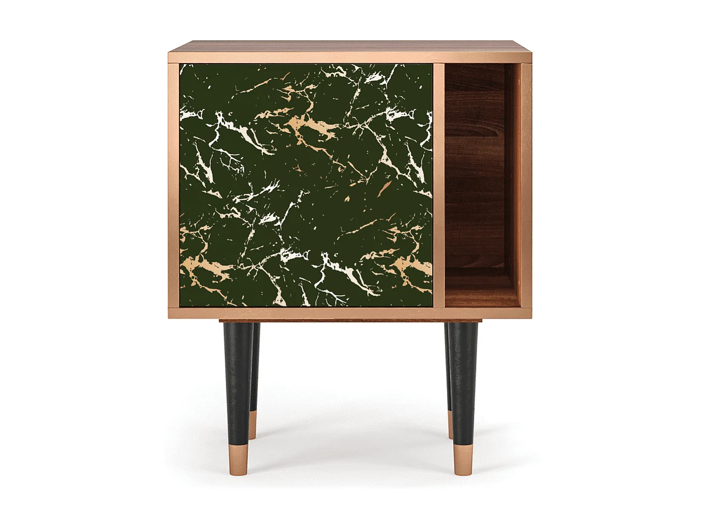 Stolik nocny - 57х69х48 cm - S2 - Amazon Forest, Orzech