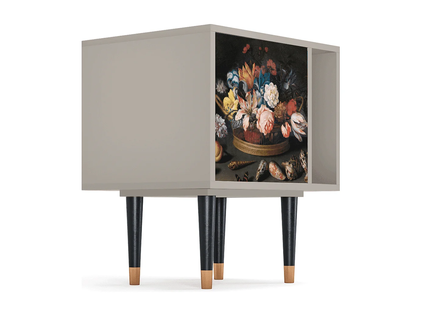 Nachttisch - 57х69х48 cm - S2 - Still Life with Flowers, Sand