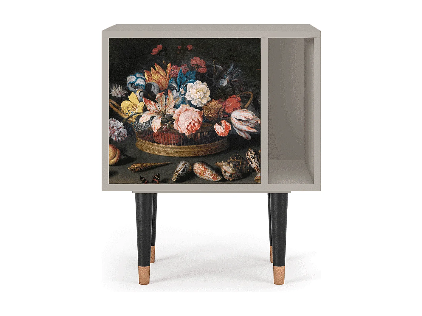 Table de nuit - 57х69х48 cm - S2 - Still Life with Flowers, Sable