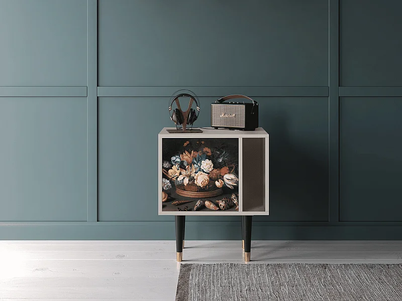 Table de nuit - 57х69х48 cm - S2 - Still Life with Flowers, Sable