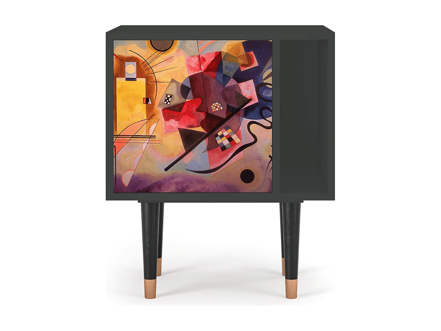 Table de nuit - 57х69х48 cm - S2 - Modern Art, Anthracite