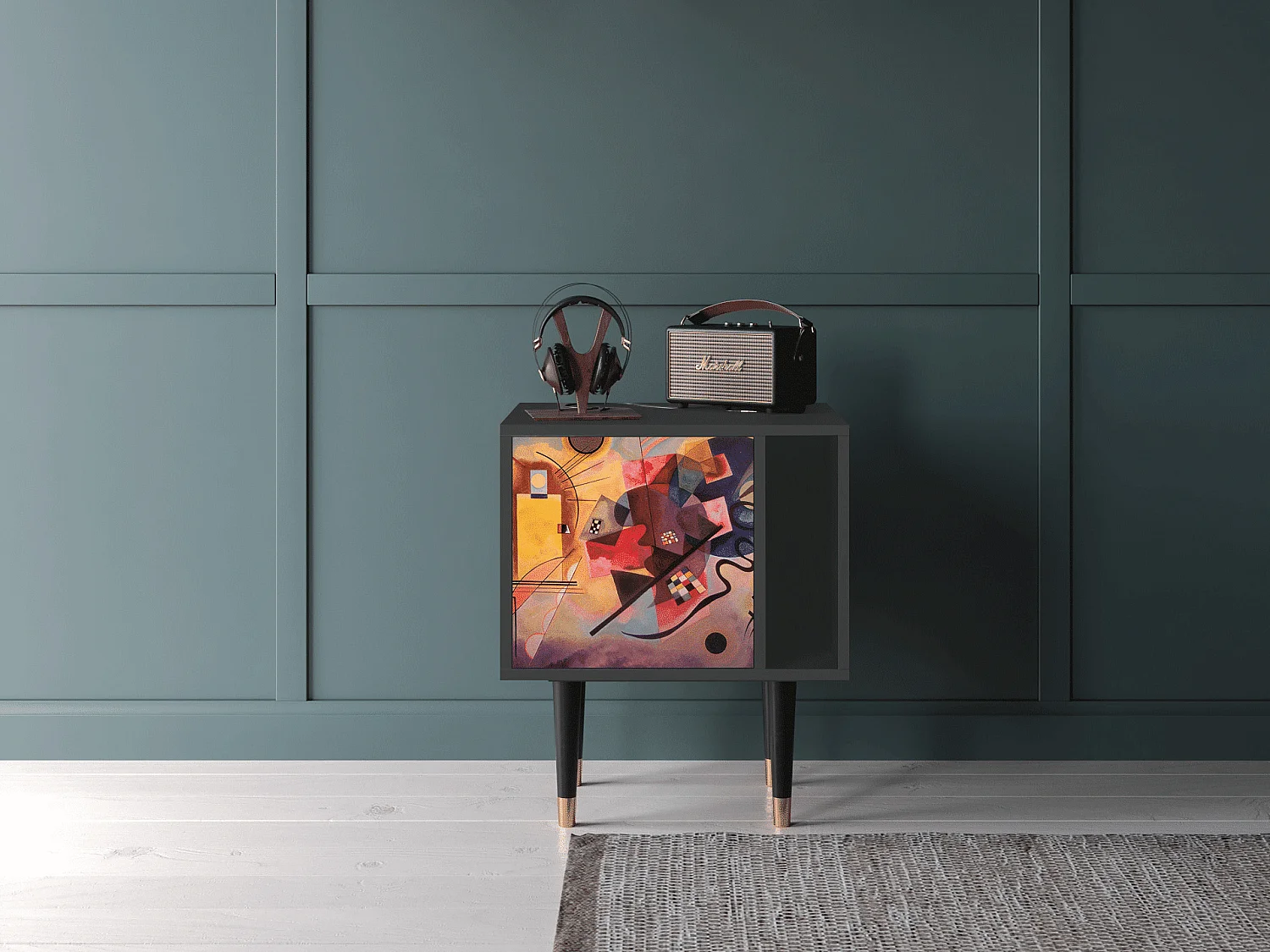 Nachttisch - 57х69х48 cm - S2 - Modern Art, Anthrazit