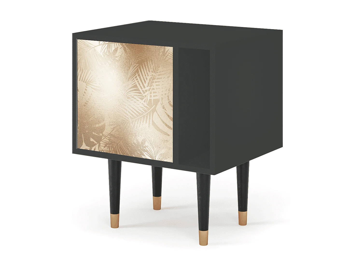 Nachtkastje - 57х69х48 cm - S2 - Plant of the Dessert, Antraciet