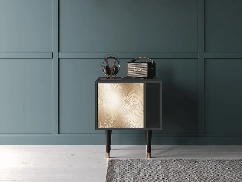 Stolik nocny - 57х69х48 cm - S2 - Plant of the Dessert, Antracyt