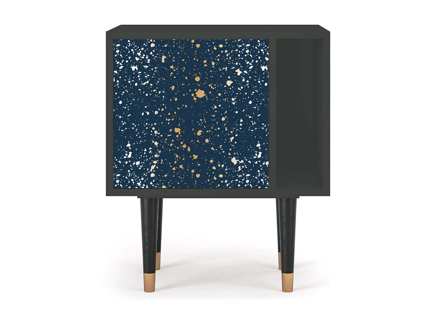 Table de nuit - 57х69х48 cm - S2 - Starfall, Anthracite