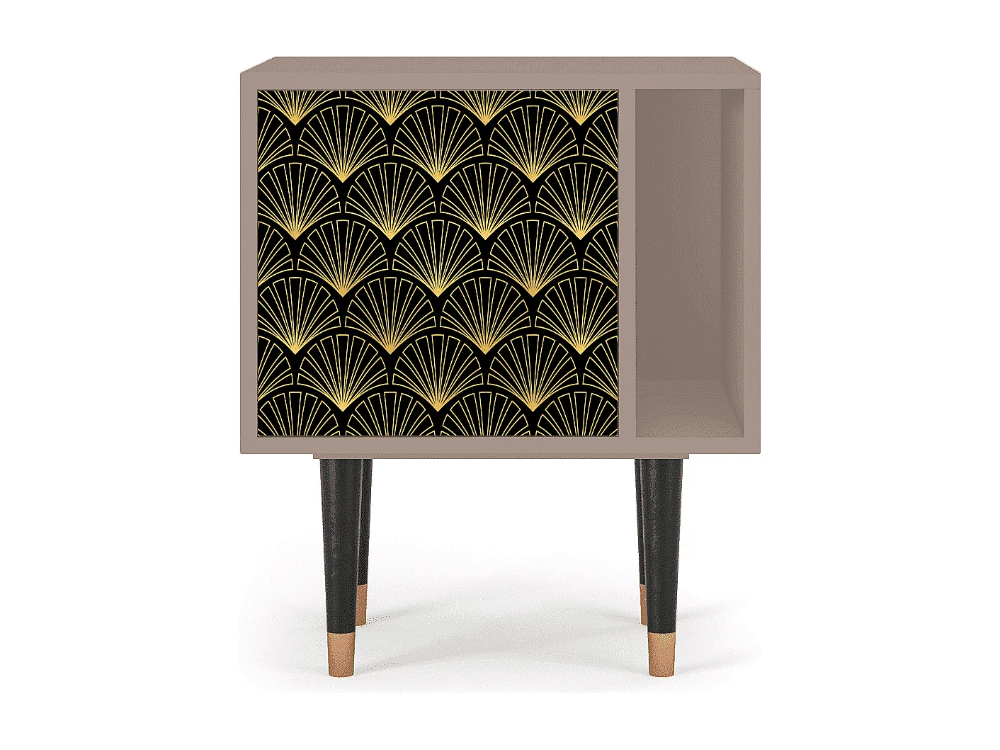 Stolik nocny - 57х69х48 cm - S2 - Bird of Juno, Latte