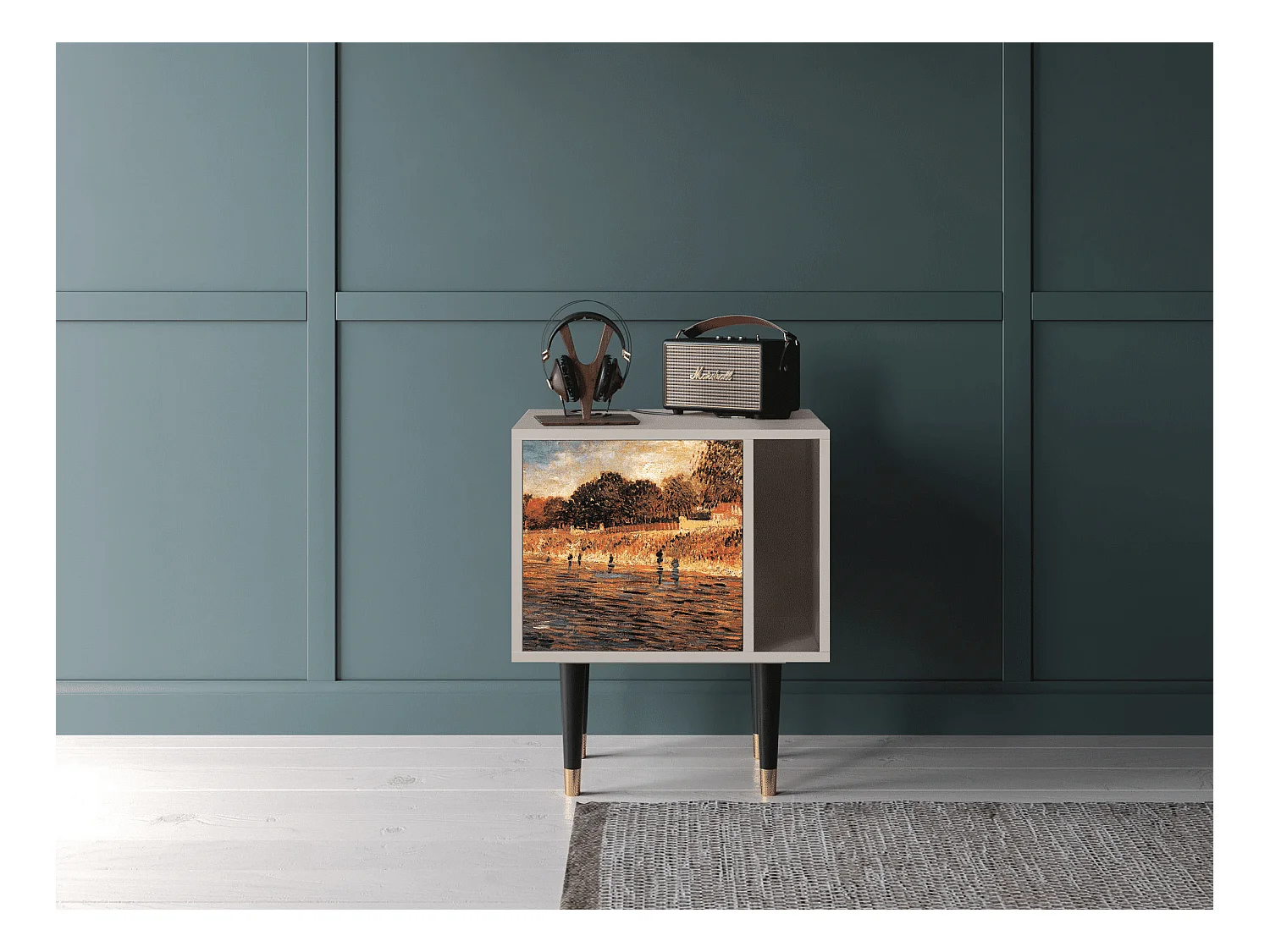 Criado-mudo - 57х69х48 cm - S2 - The Banks, Areia