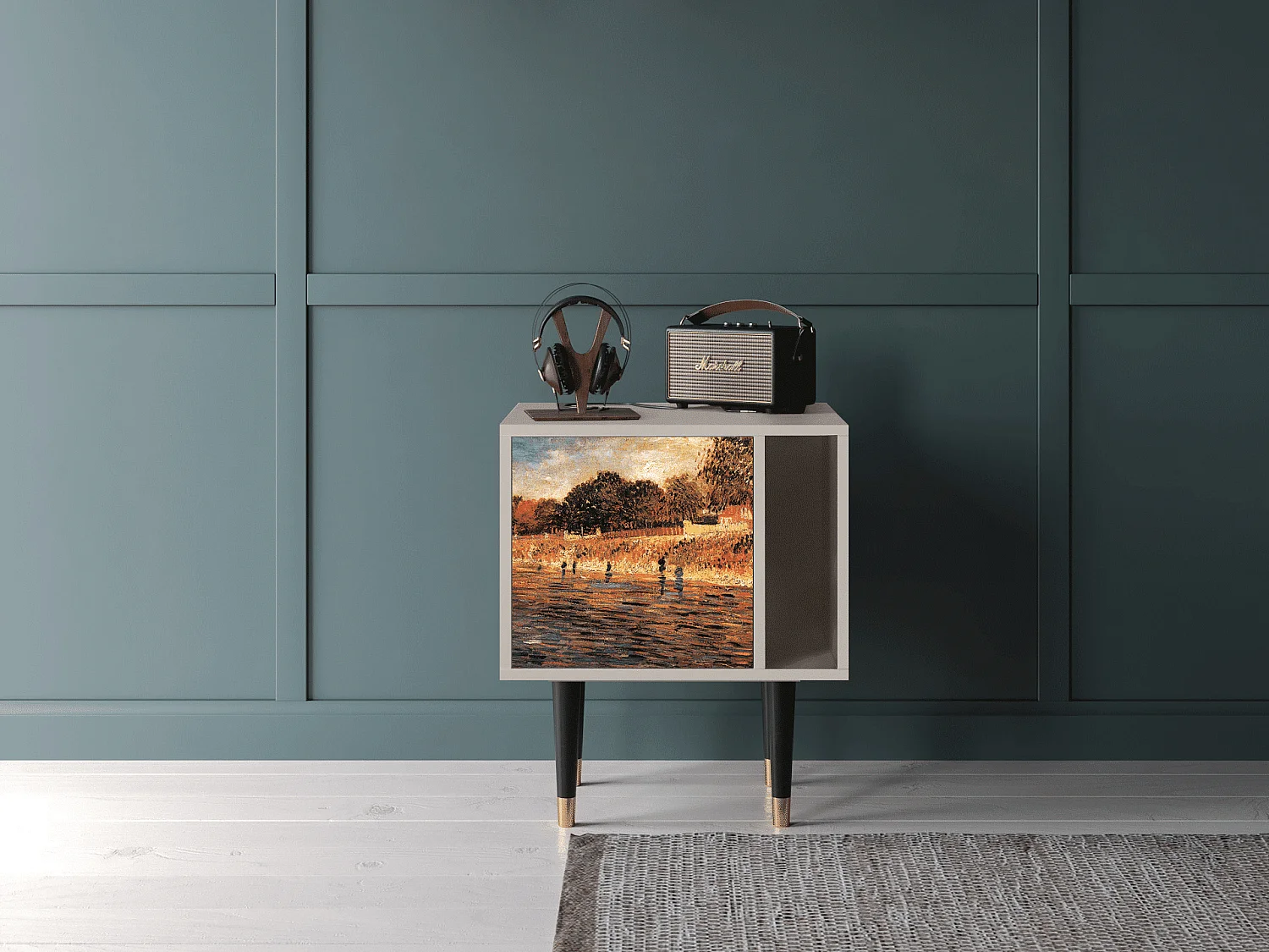 Nachtkastje - 57х69х48 cm - S2 - The Banks, Zand