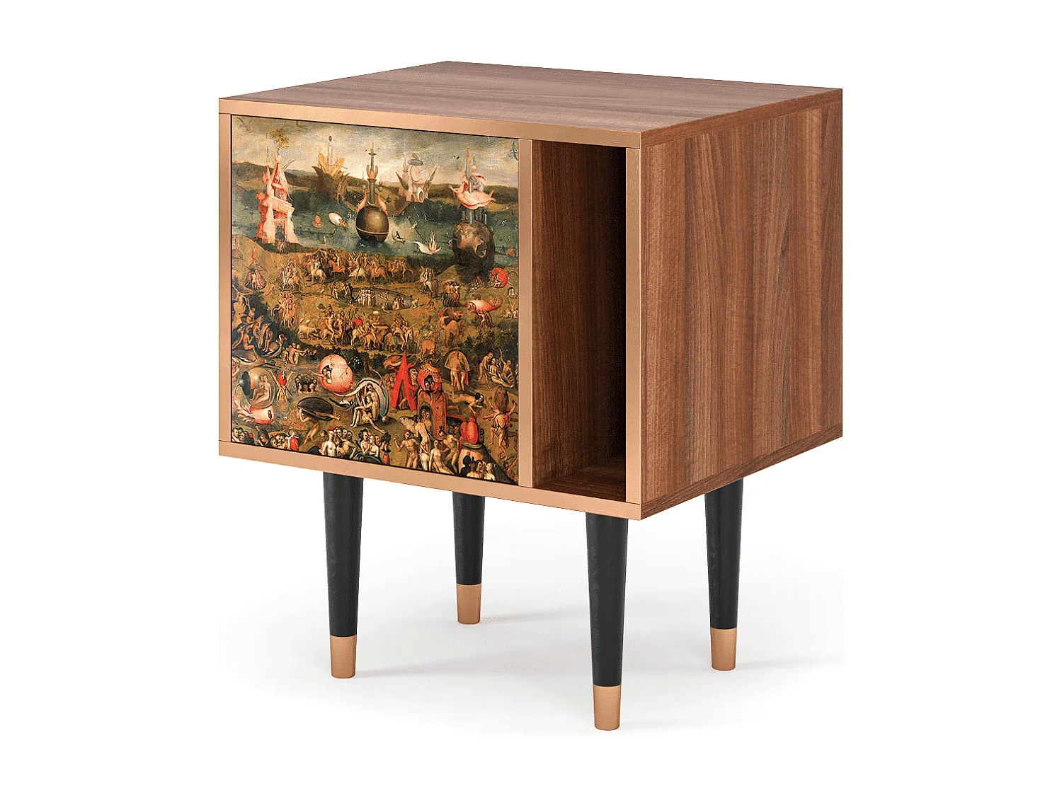 Nachttisch - 57х69х48 cm - S2 - Garden of Delights , Walnuss