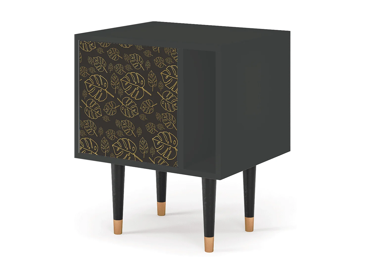 Table de nuit - 57х69х48 cm - S2 - Fall Of The Leaves, Anthracite