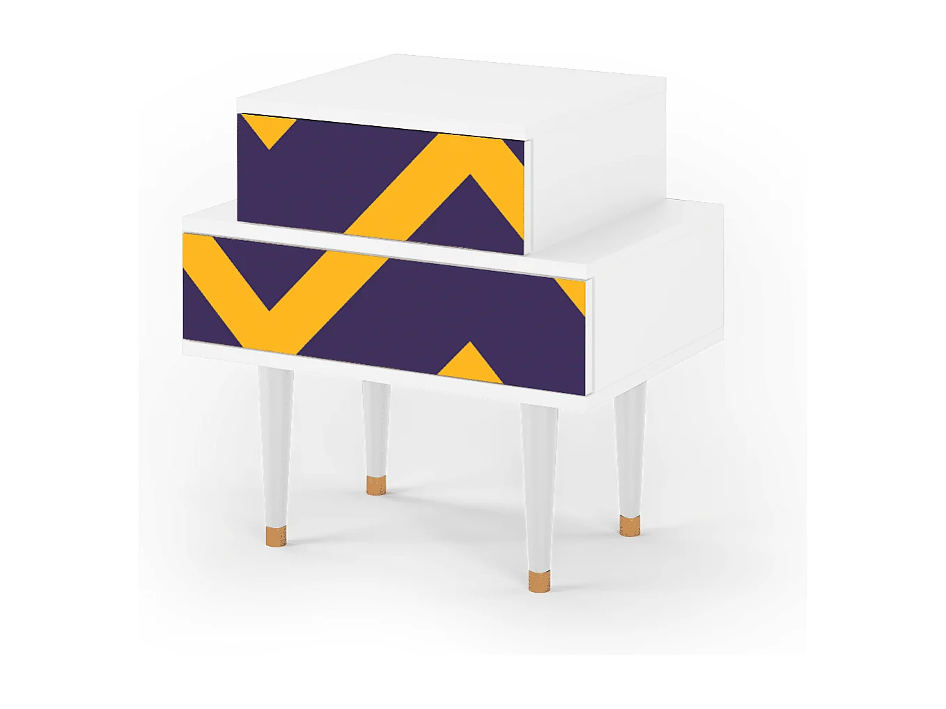 Nachttisch - 58х58х41 cm - NS1 - The Brightest Way, Weiß