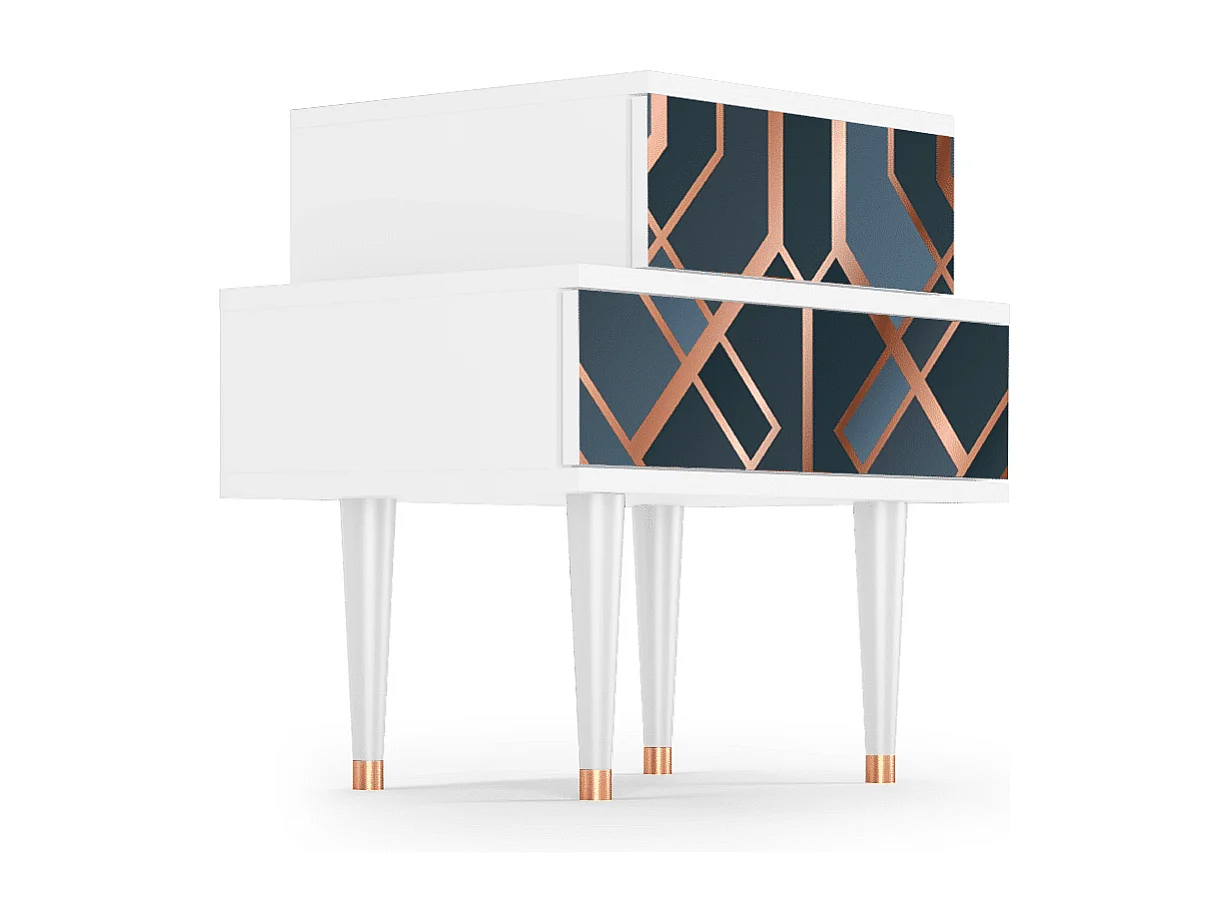 Nachttisch - 58х58х41 cm - NS1 - The Brightest Way, Weiß