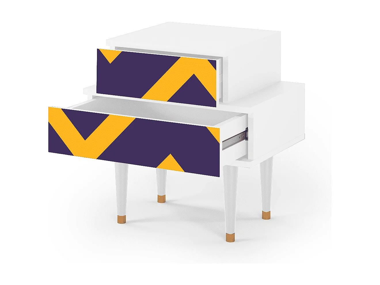 Nachttisch - 58х58х41 cm - NS1 - The Brightest Way, Weiß