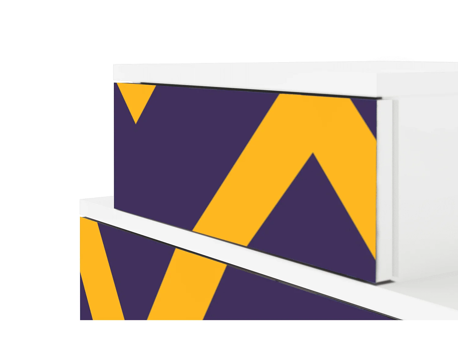 Nachtkastje - 58х58х41 cm - NS1 - The Brightest Way, Wit