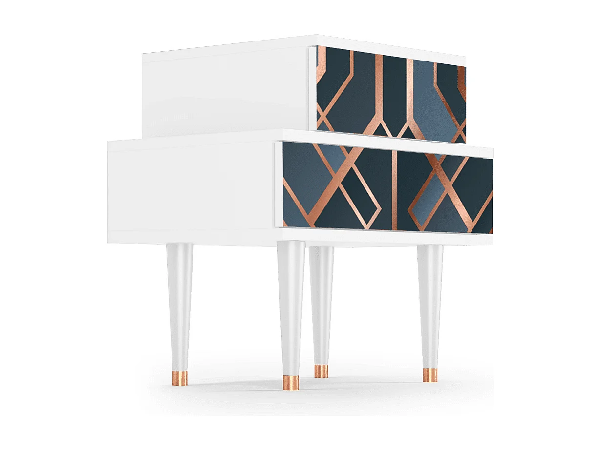 Nachtkastje - 58х58х41 cm - NS1 - The Brightest Way, Wit