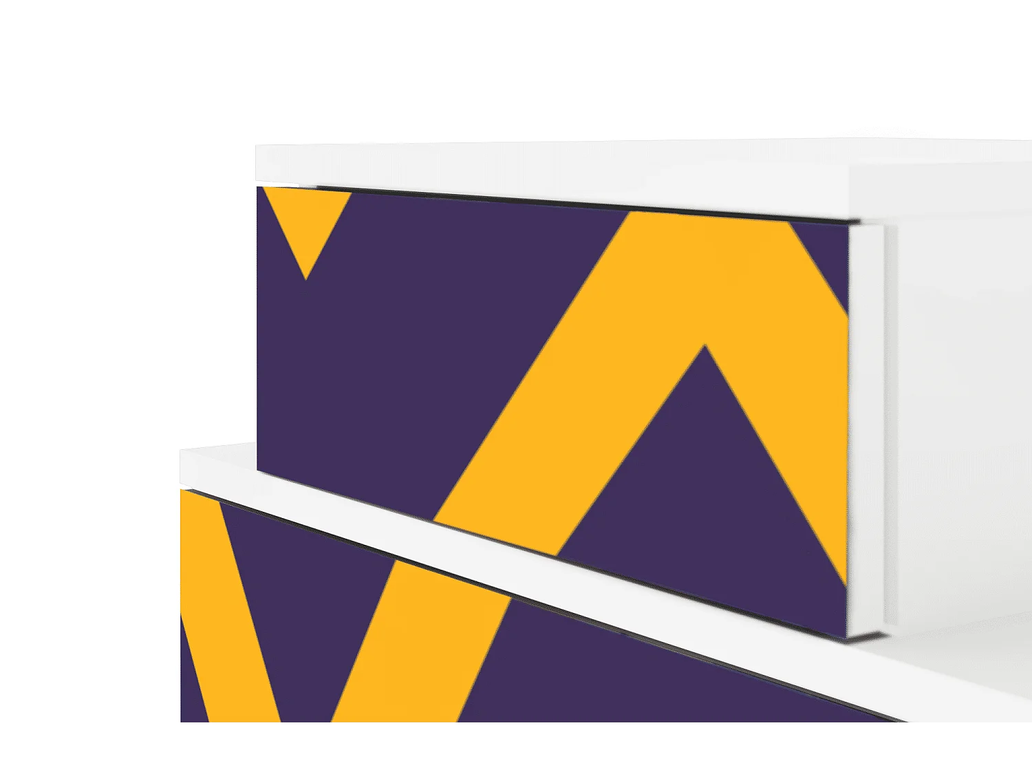 Nachtkastje - 58х58х41 cm - NS1 - The Brightest Way, Wit