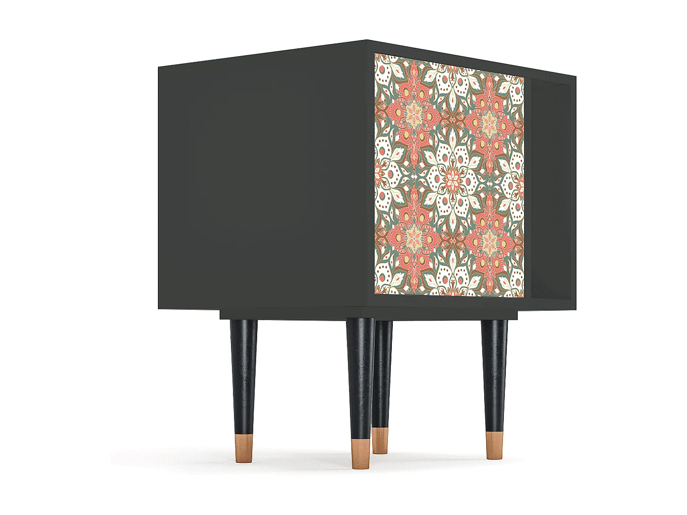 Table de nuit - 57х69х48 cm - S2 - Peach Grove, Anthracite