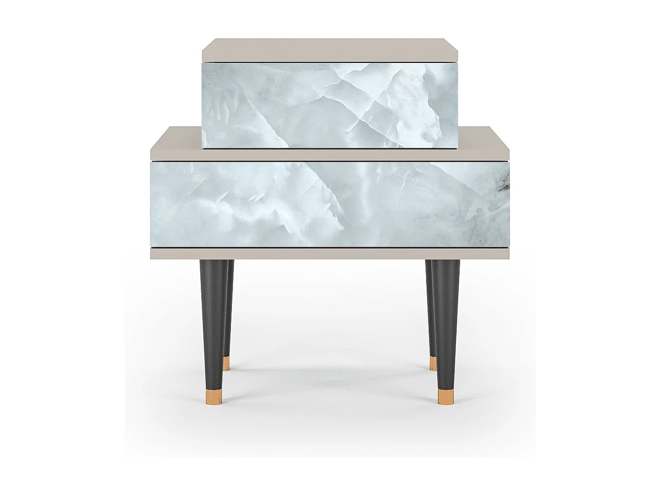 Nachtkastje - 58х58х41 cm - NS1 - The Onyx, Zand