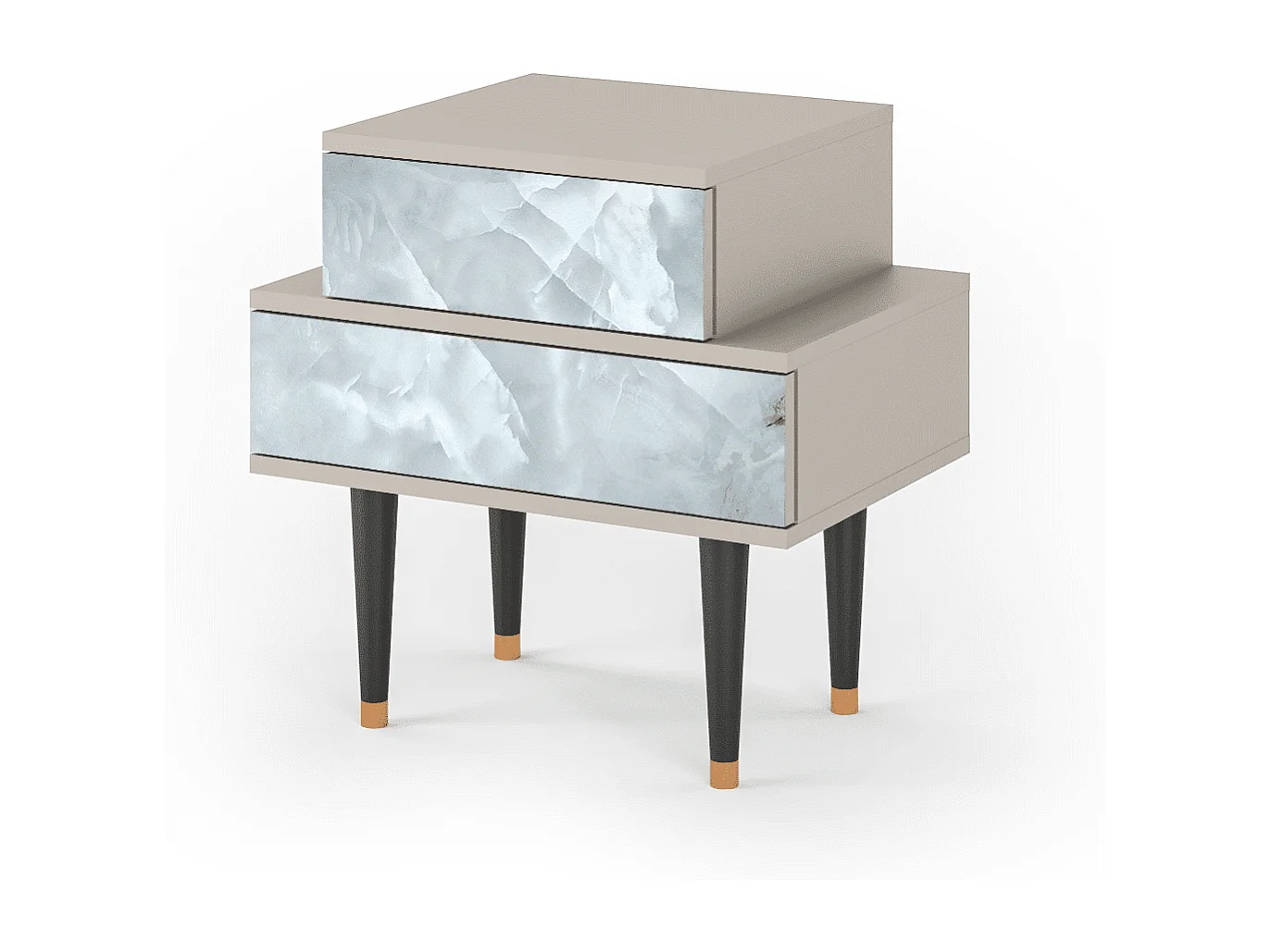 Nachtkastje - 58х58х41 cm - NS1 - The Onyx, Zand