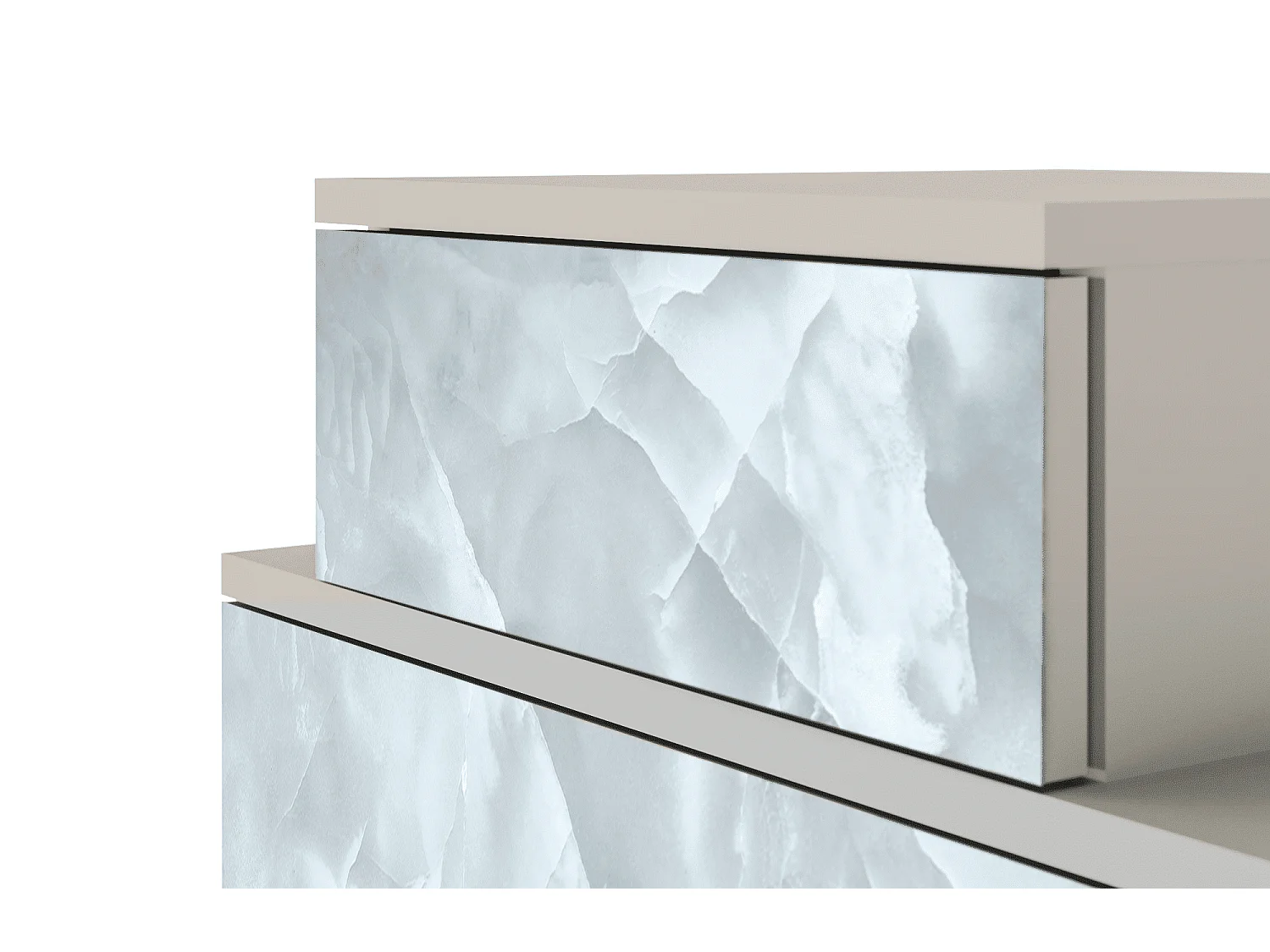 Nachtkastje - 58х58х41 cm - NS1 - The Onyx, Zand