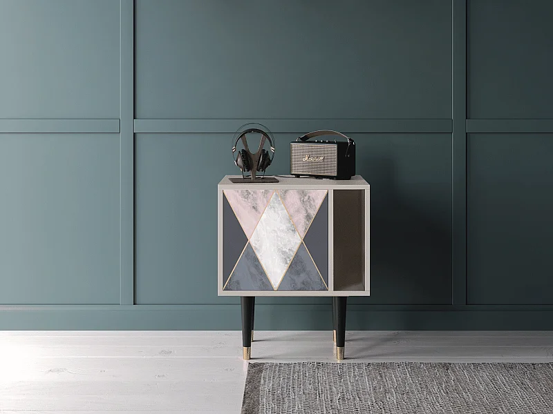 Stolik nocny - 57х69х48 cm - S2 - Ideal Harmony, Piaskowy