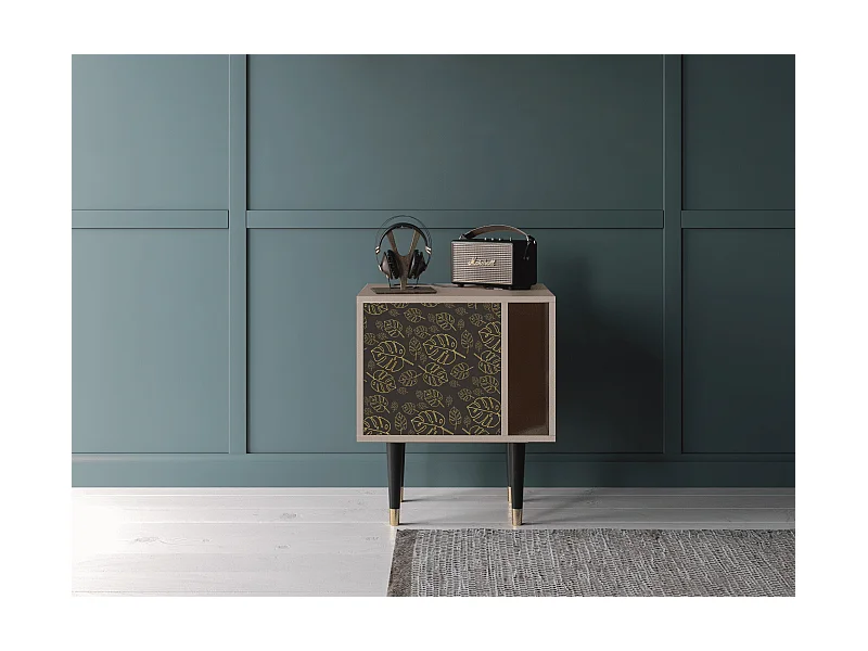 Stolik nocny - 57х69х48 cm - S2 - Fall Of The Leaves, Latte