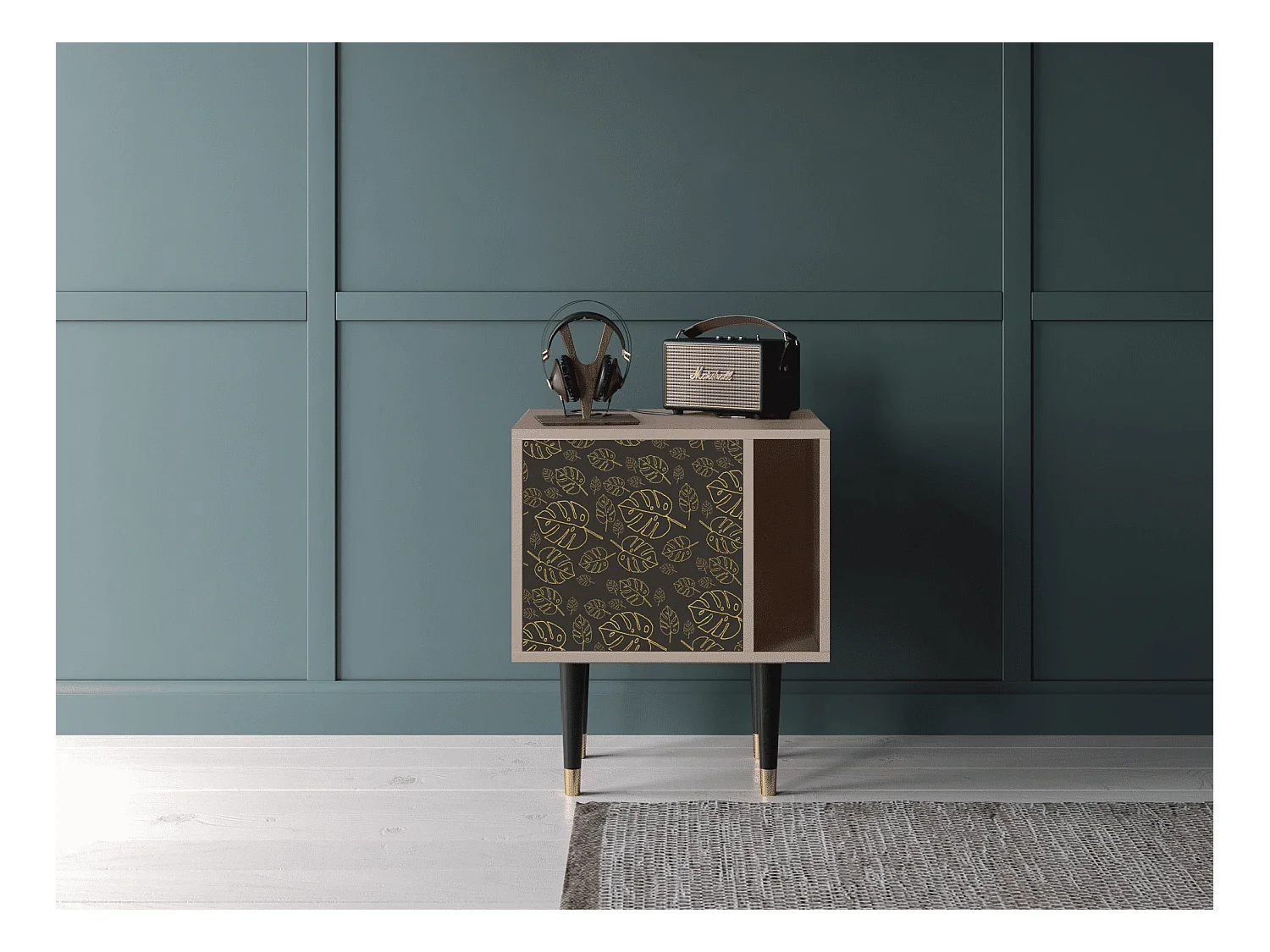Table de nuit - 57х69х48 cm - S2 - Fall Of The Leaves, Latte