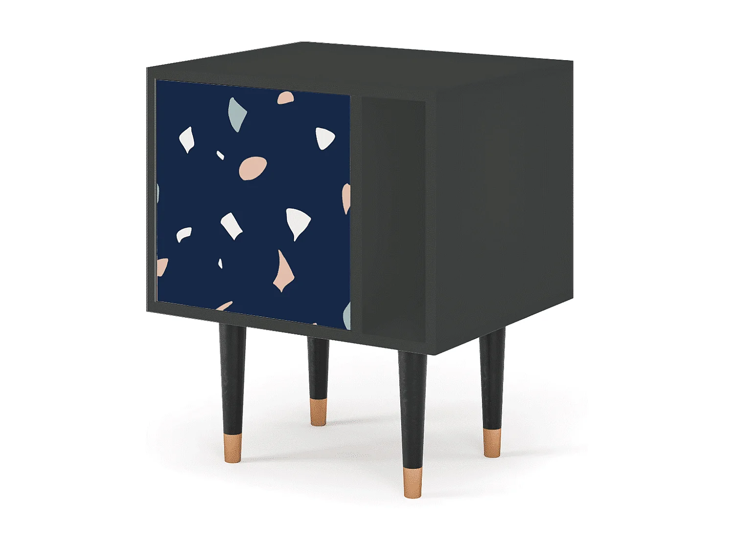 Table de nuit - 57х69х48 cm - S2 - Space Satellites, Anthracite