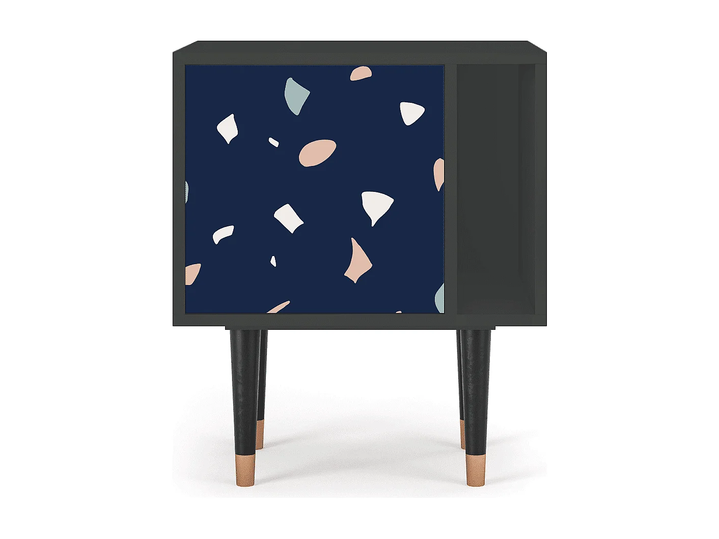 Table de nuit - 57х69х48 cm - S2 - Space Satellites, Anthracite