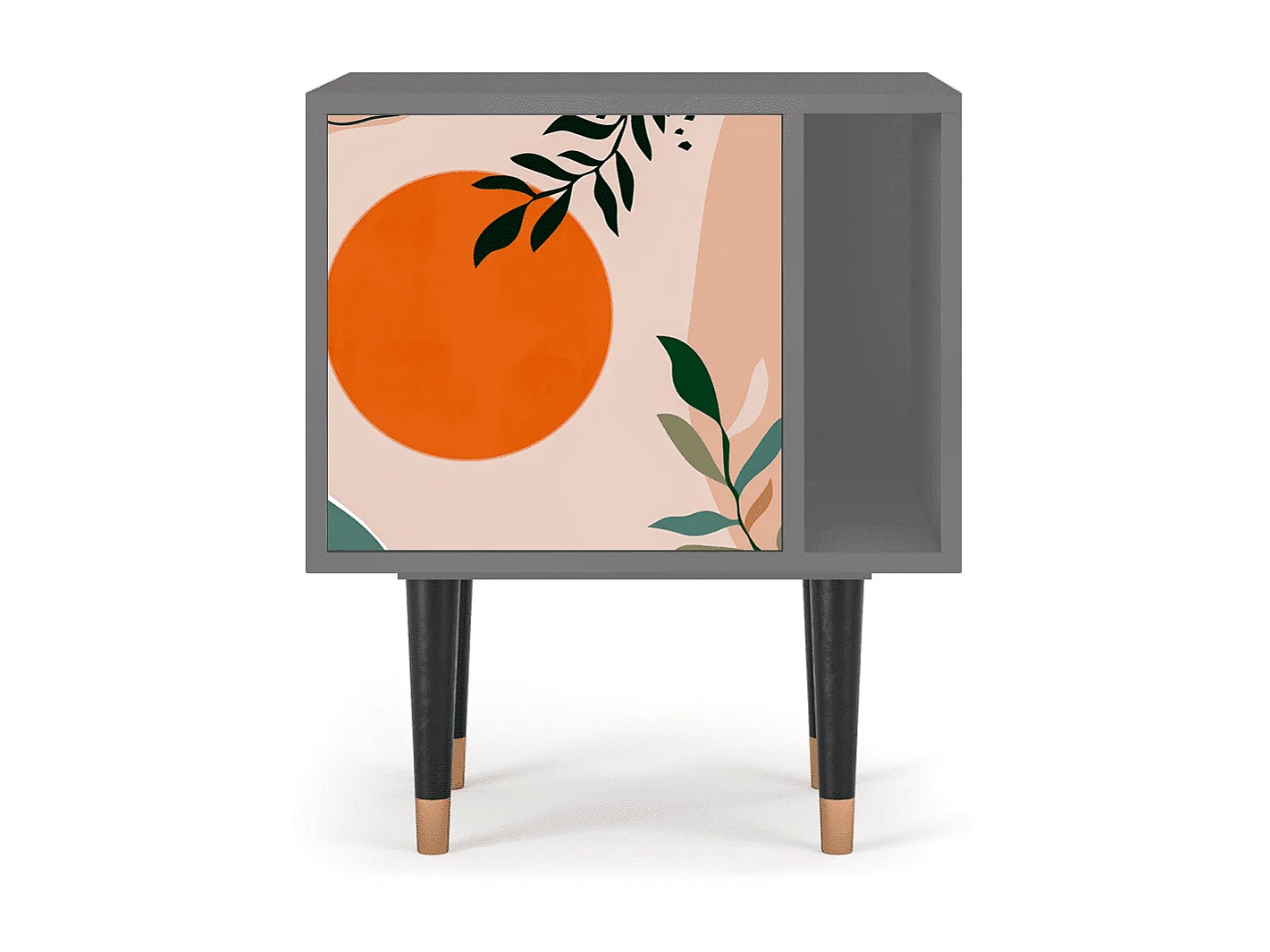 Nachttisch - 57х69х48 cm - S2 - Artwork, Grau