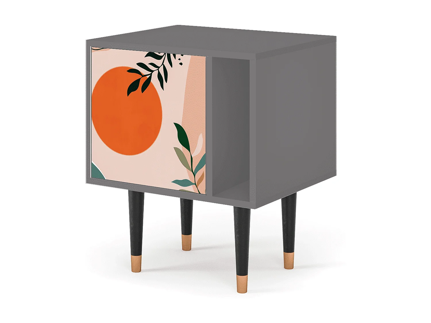 Nachttisch - 57х69х48 cm - S2 - Artwork, Grau