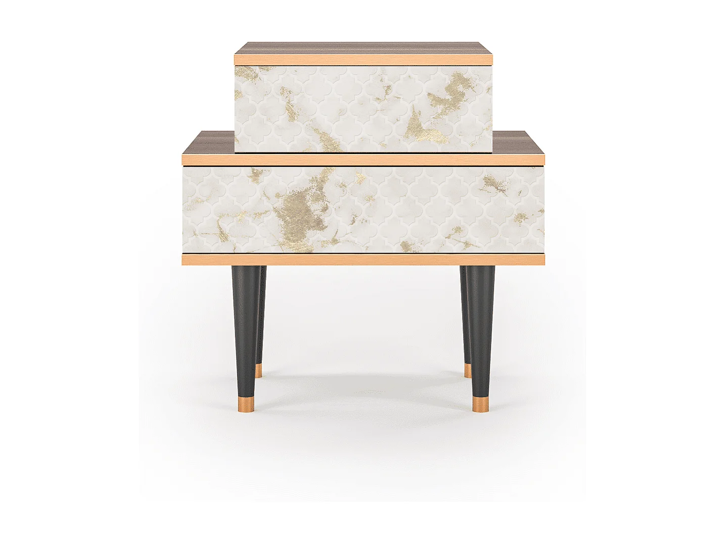 Table de nuit - 58х58х41 cm - NS1 - Sahara desert, Noyer