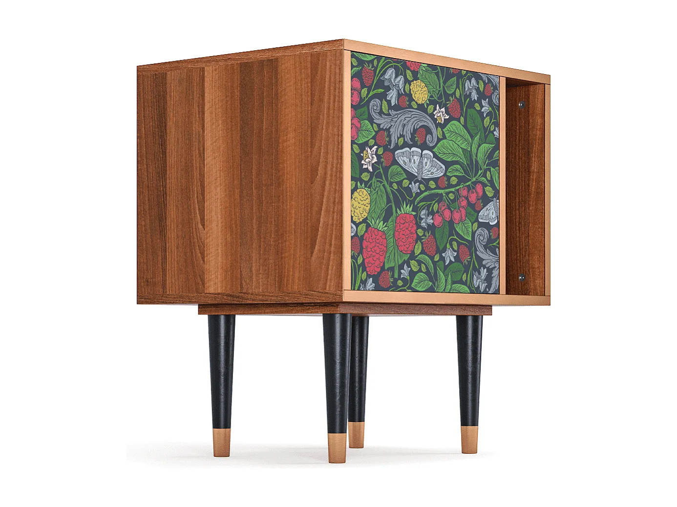 Nachtkastje - 57х69х48 cm - S2 - Summer Berries, Walnoot